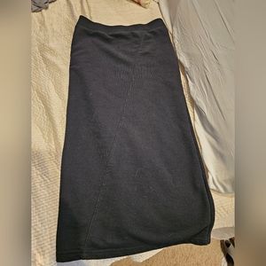 Zara Black "Sweatshirt" Skirt